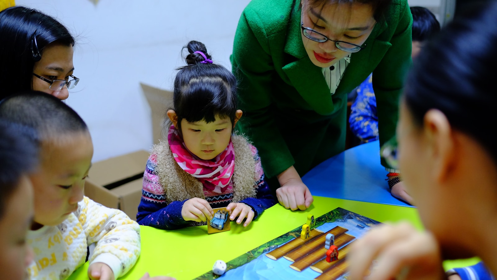 Children engaged in learning